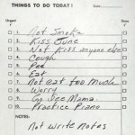 johnny cash to do list